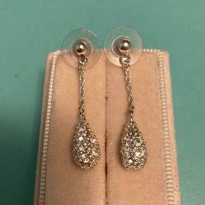 Women’s Macy’s silver rhinestone dangle earrings